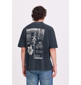 BLEND LANCE S/S WASH GRAPHIC TEE - BLACK BEAU