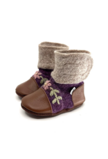 BLOSSOM FELTED WOOL BOOTIES