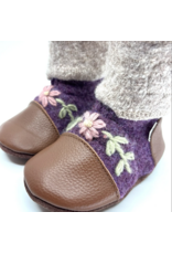 BLOSSOM FELTED WOOL BOOTIES
