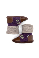 BLOSSOM FELTED WOOL BOOTIES