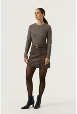 L/S BROWN STRIPE TOP