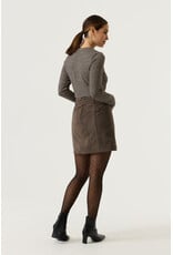 L/S BROWN STRIPE TOP