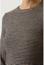 L/S BROWN STRIPE TOP