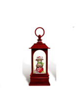 HIGHLAND COW LANTERN SNOWGLOBE