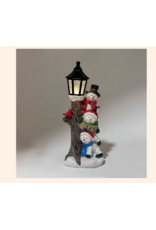 SNOWMAN LED LAMP POST