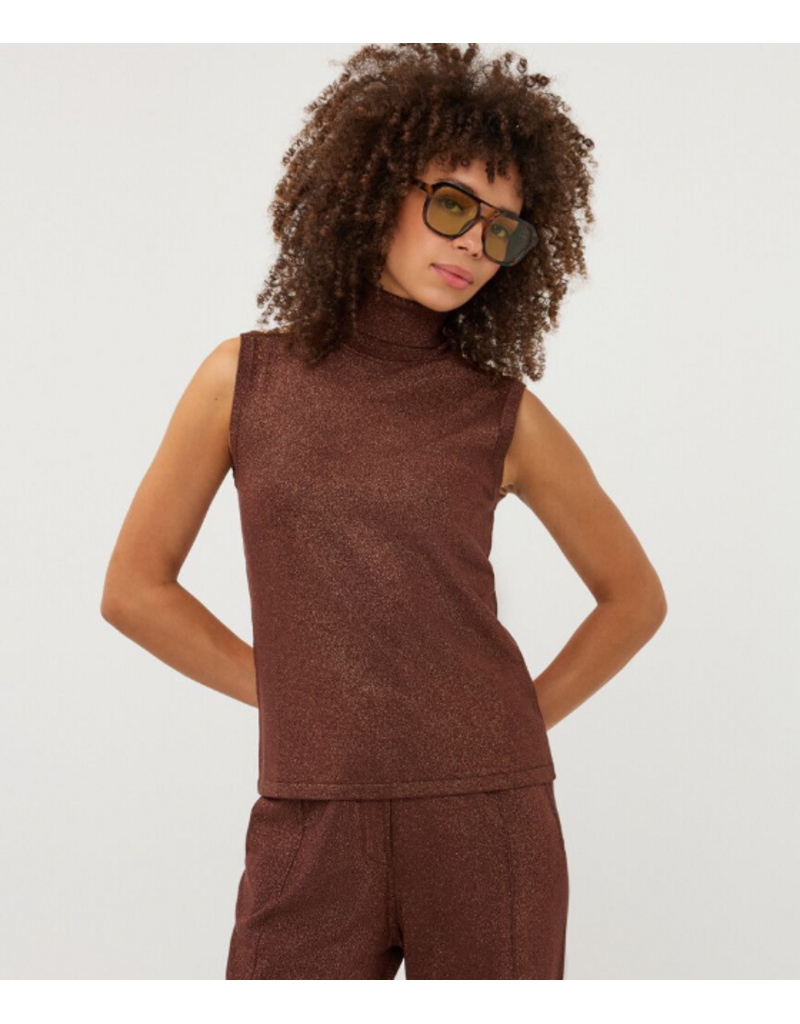 SWEATER TANK LUREX KNIT