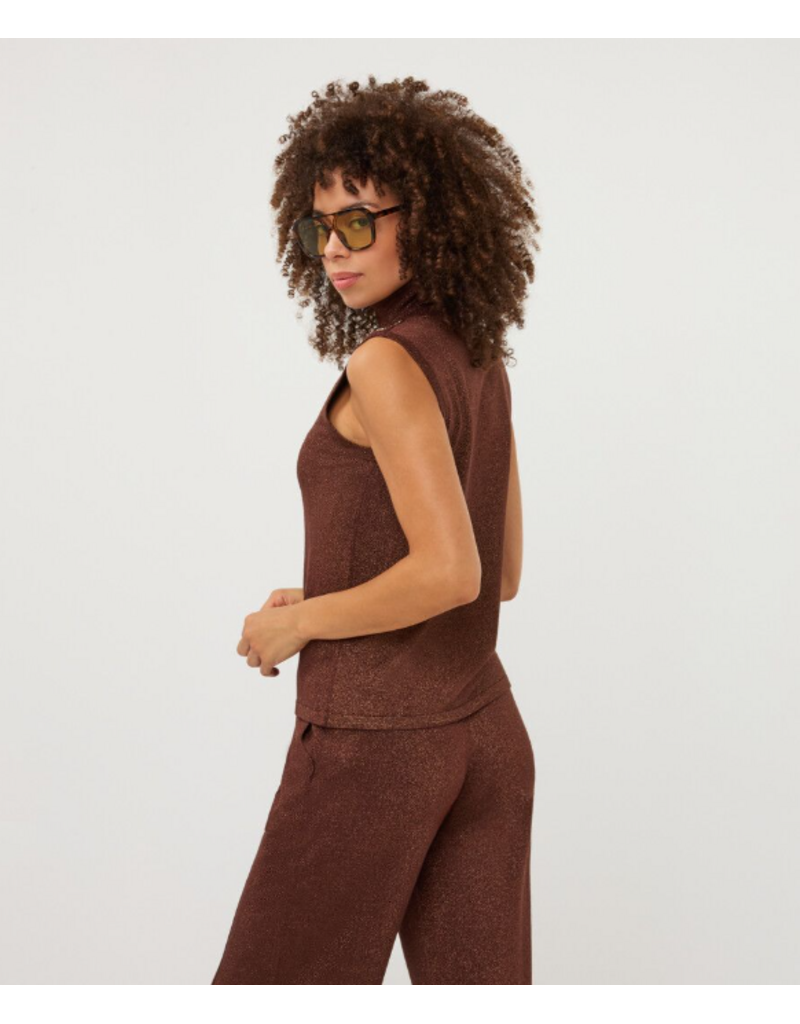 SWEATER TANK LUREX KNIT