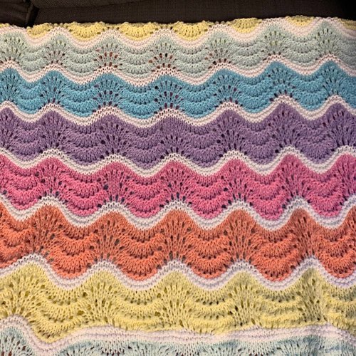 Juniper Moon Farms Feather and Fan Rainbow Baby Blanket Kit