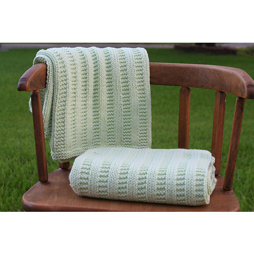 Purls of Wisdom Garter Rib Baby Blanket Kit Purls of Wisdom Garter Rib Baby Blanket Kit