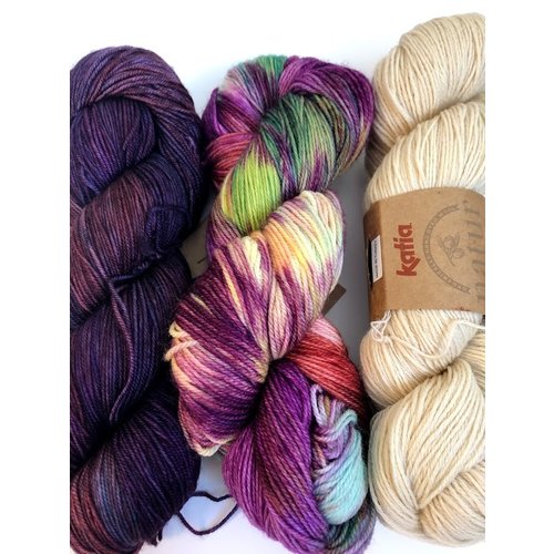 Stretch the Ride Shawl Kits - Fingering Stretch the Ride Shawl Kits - Fingering