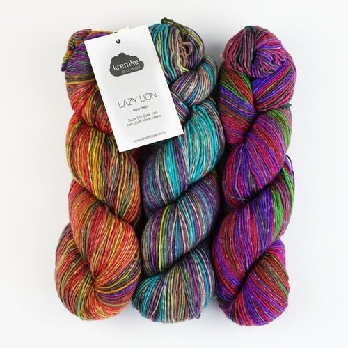 Kremke Soul Wool Lazy Lion Self-Striped Sock Kremke Soul Wool Lazy Lion Self-Striped Sock