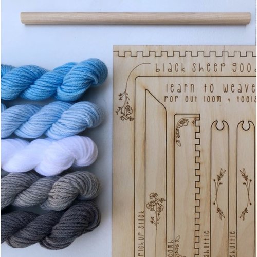 Black Sheep Goods DIY Tapestry Weaving Kit Black Sheep Goods DIY Tapestry Weaving Kit