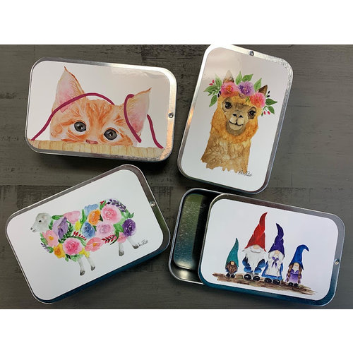 Twice Sheared Sheep TSS Stitch Marker Storage Tin Twice Sheared Sheep TSS Stitch Marker Storage Tin