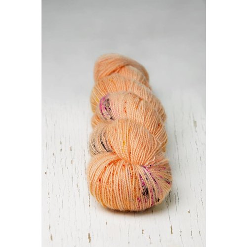 Hedgehog Fibres Hedgehog Twist Sock Orange/Pinks - Hedgehog Fibres Hedgehog Twist Sock Orange/Pinks -