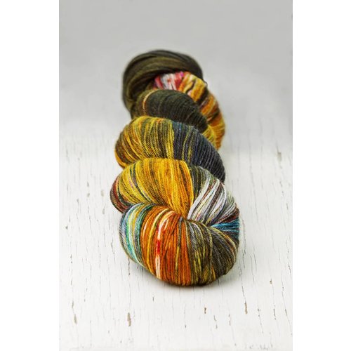 Hedgehog Fibres Hedgehog Sock Dark Multi - Hedgehog Fibres Hedgehog Sock Dark Multi -