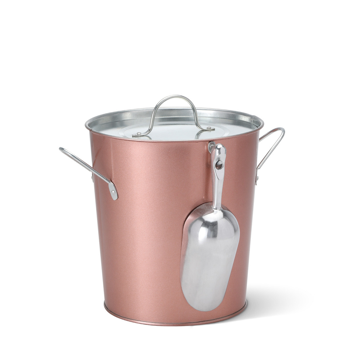 insulated ice bucket with scoop