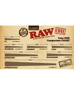 Raw Papers INFO PAGE: RAW PRE-ROLLED CONES