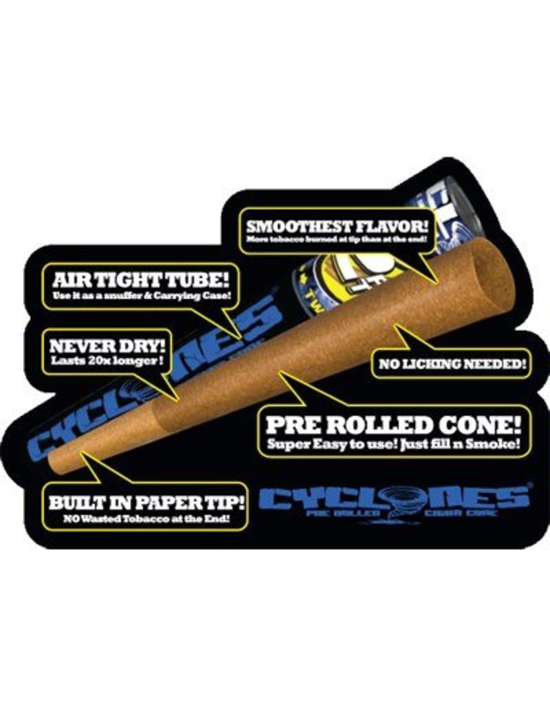INFO PAGE: CYCLONES PRE-ROLLED CONES