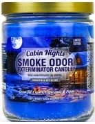 Smoke Odor Exterminator Cabin Nights - Smoke Odor Eliminator Candle