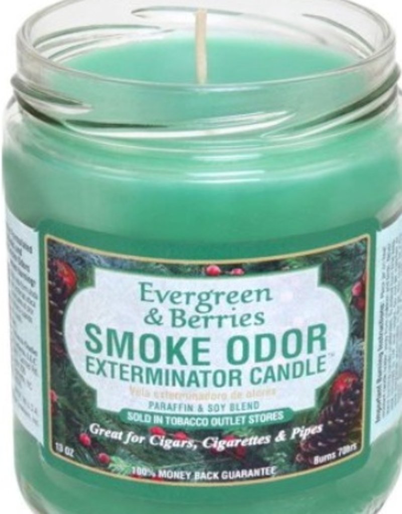 Smoke Odor Exterminator Evergreen Berries - Smoke Odor Eliminator Candle