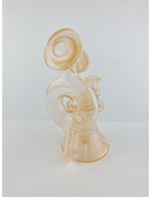 Glasstro1: Faceted Peach Mini Tube