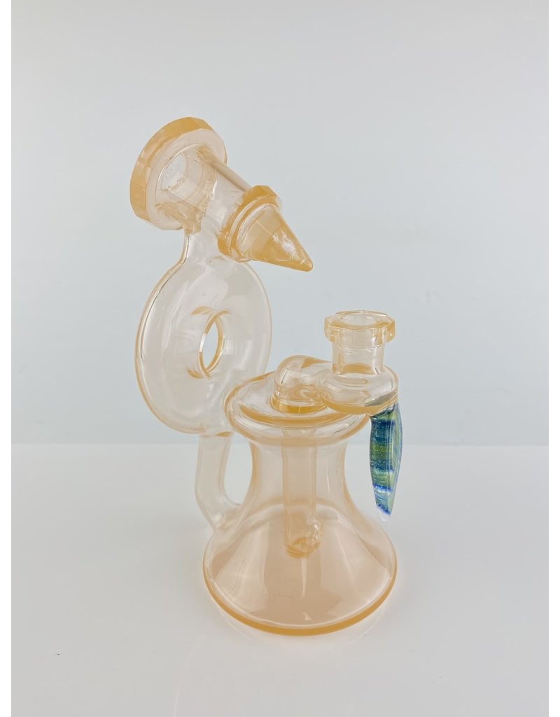 Glasstro1: Faceted Peach Mini Tube