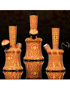 QUASAR GLASS Quasar Mini Tube: Red/Orange Chip Stack