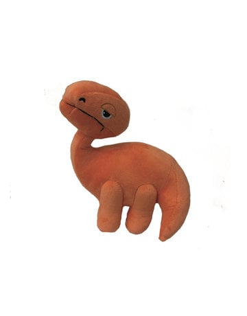 Elbo Supply Company Elbo Mini Plush Toy : Orange Brontosaurus