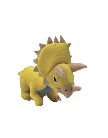 Elbo Supply Company Elbo Mini Plush Toy: Yellow Triceratops