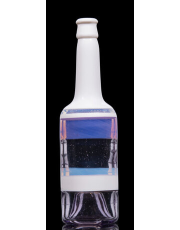 Matt Eskuche Copy of Matt Eskuche: Large Beer Bottle Chillum White Bowl