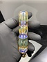 Maka B MAKA B Silver and Gold Fume Linework Chillum #3