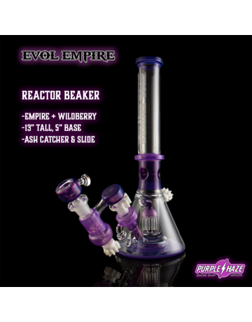 Evol Empire - Reactor Beaker: Empire and Rose Quartz +  Wildberry