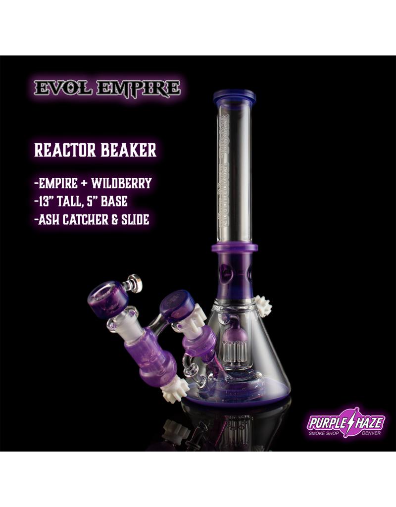 Evol Empire - Reactor Beaker: Empire and Rose Quartz + Wildberry