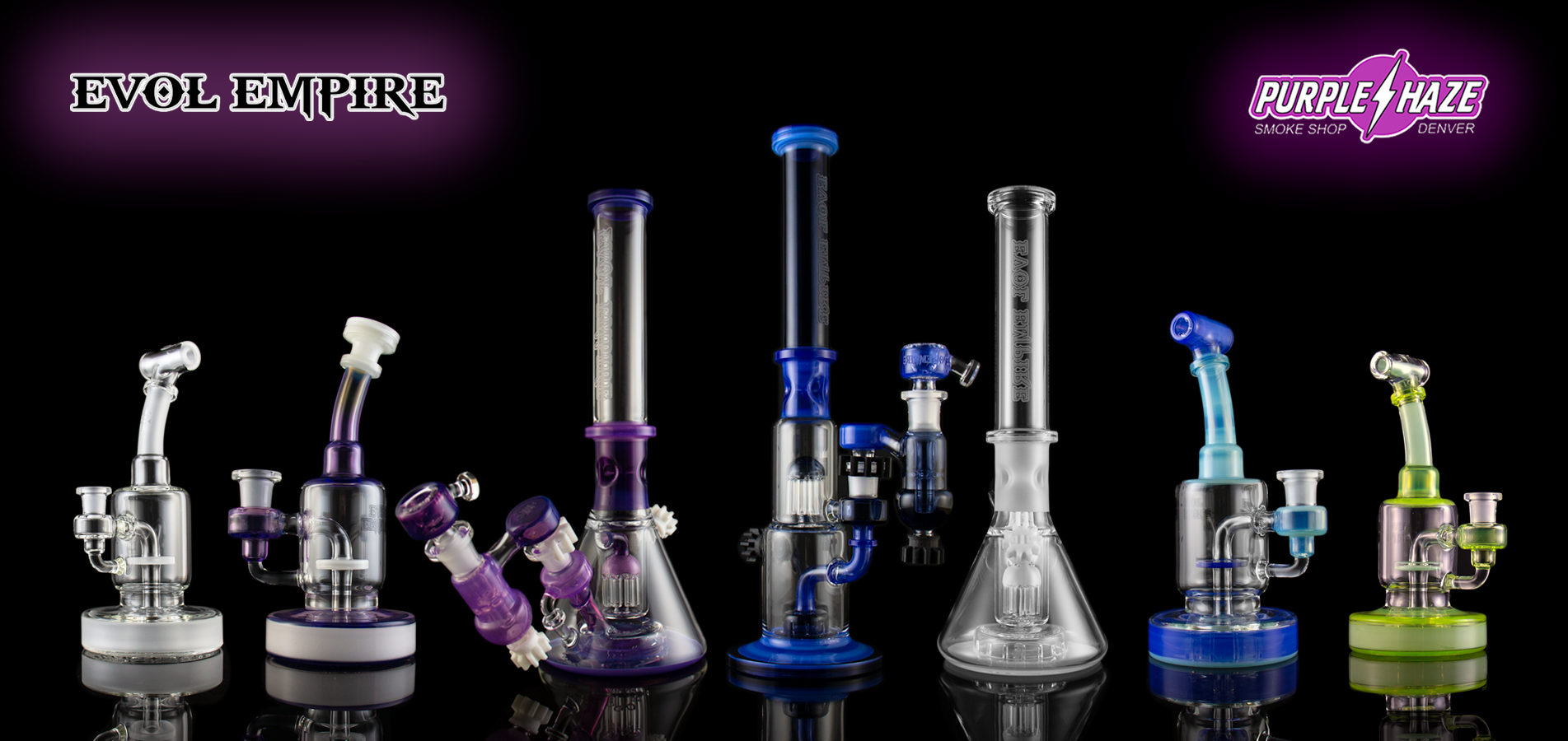 2023 Evol Empire Drop Now Available at Purple Haze | Evol Empire Glass