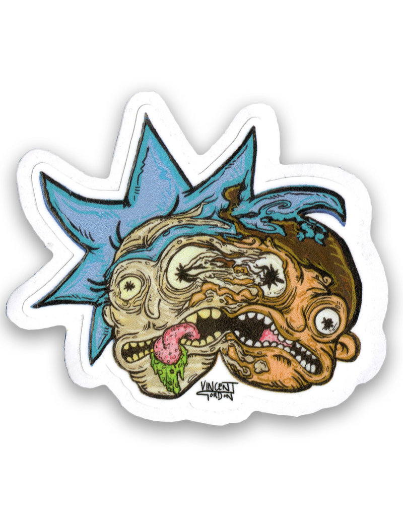 Vincent Gordon Sticker: Melty Rick and Morty
