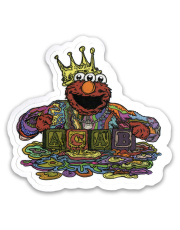 Vincent Gordon X Lot Comedy Sticker Sticker Collab:  Elmo ACAB