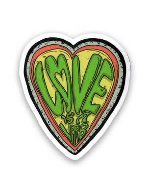 Vincent Gordon Sticker: Love is a Verb