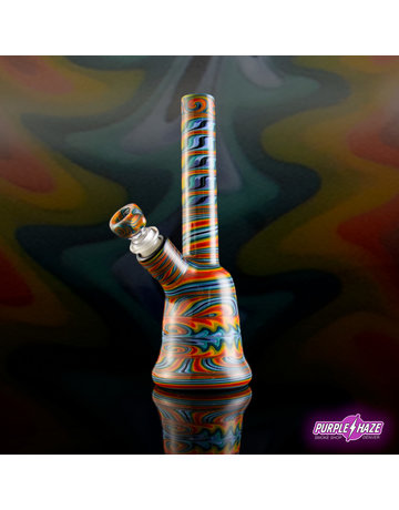 Inner Force Glass Inner Force Glass WigWag Linework Mini Tube w/ 3-Hole Slide