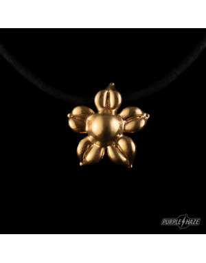 Mars Glass Mars Glass: Mini Flower Pendant Gold