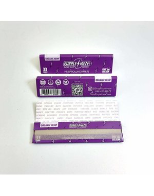 Purple Haze Purple Haze King Size Slim Organic Hemp Rolling Paper