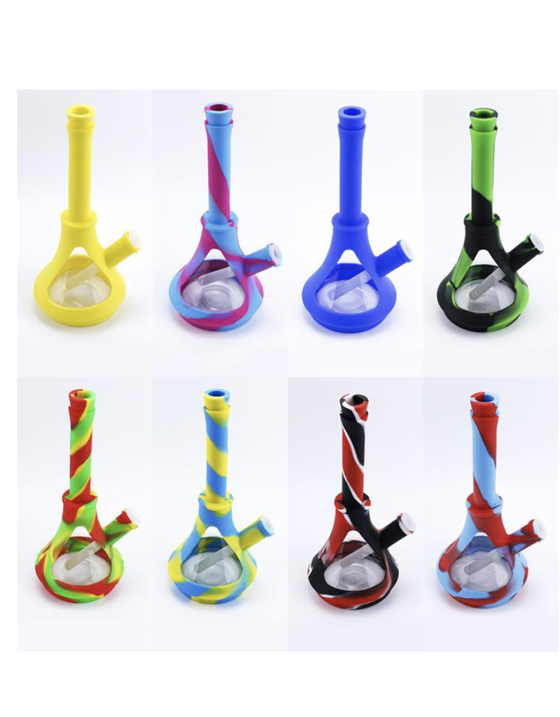 Silicone Glass Beaker Tube