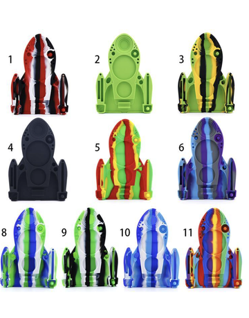Silicone Rocket Ship Dab Mat