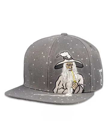 Grassroots GR Snapback Hat S/M: Toking Wizard Gray Grassroots