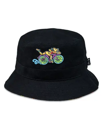 Grassroots GR Reversable Bucket Hat S/M : John Speaker Bicycle Day Allover Grassroots