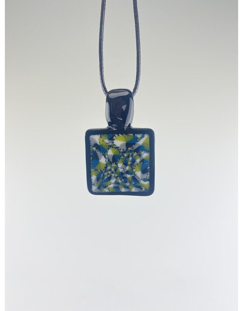 QUASAR GLASS Quasar Pendant Blue (Small)