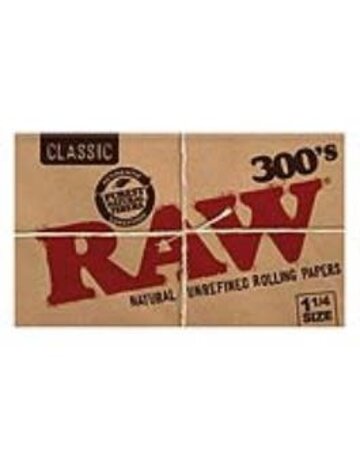 Raw Papers RAW300: RAW 300 - 1 1/4 ROLLING PAPERS (20/BX)