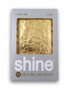 Shine SHINE-2PK: SHINE GOLD 1 1/4, 2PK ROLLING PAPERS