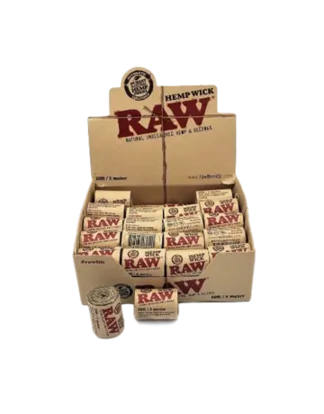 Raw Papers Raw Hemp Wick10 Feet (40/box)