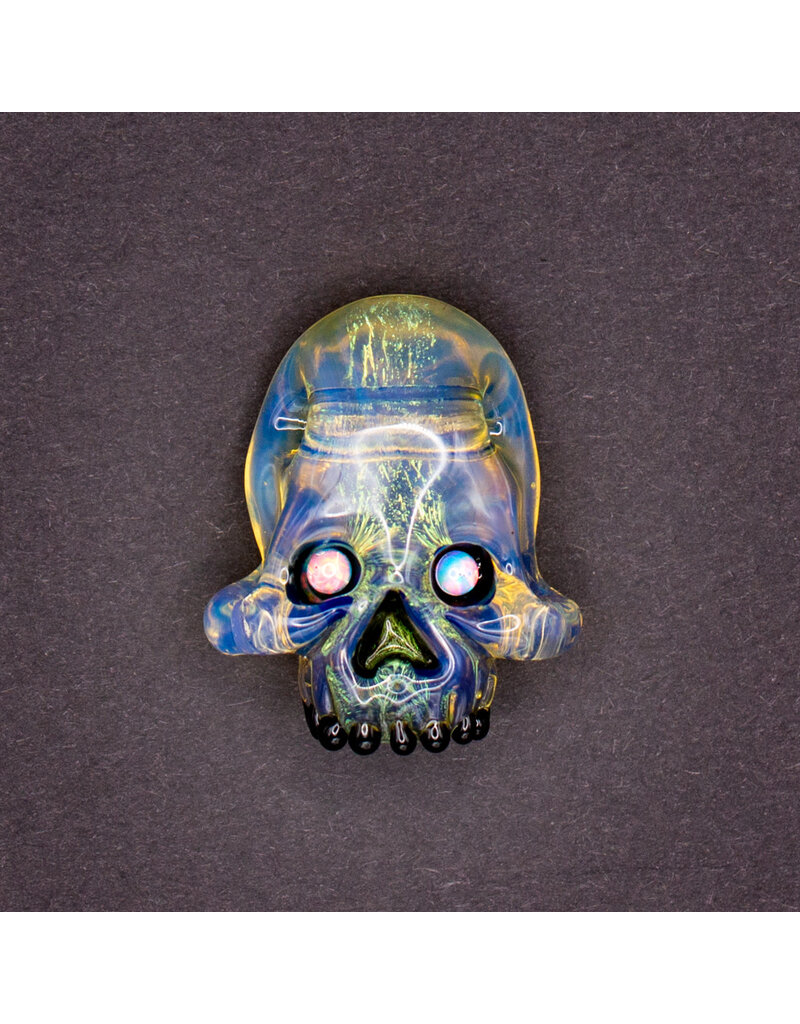Alex Ubatuba X AKM Solid Skull Pendant