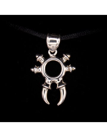 2BA Alex Ubatuba Silver Warlock Pendant Large